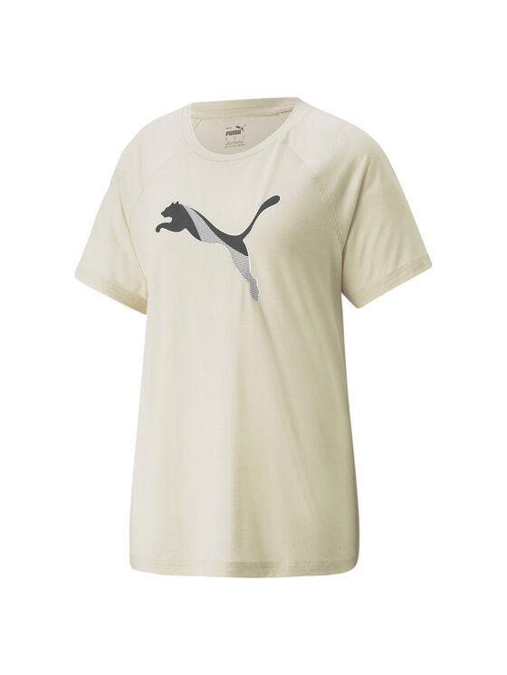 Puma Puma T-Shirt 673066 Beżowy Regular Fit
