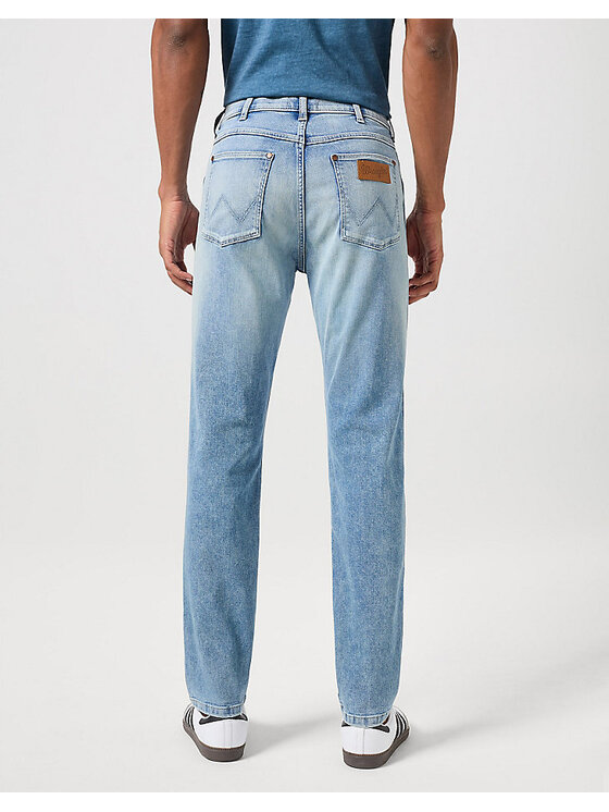 Wrangler Wrangler Jeansy LARSTON Niebieski Slim Fit