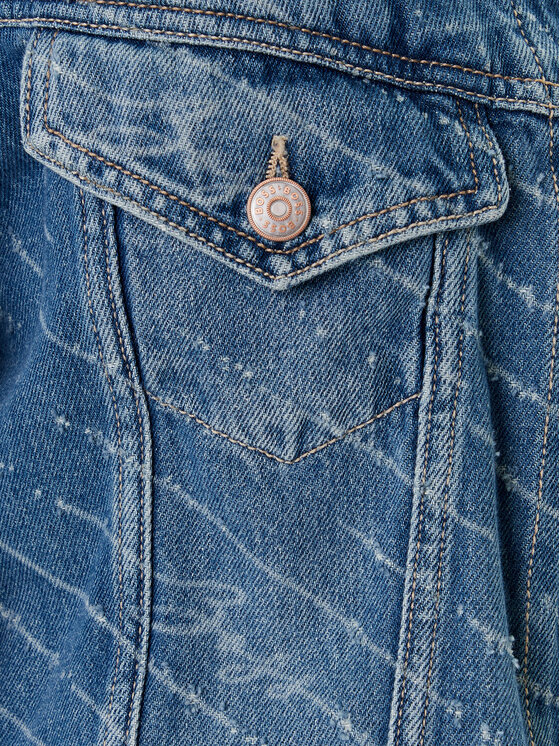 BOSS BOSS Дънково яке 50542426 Син Slim Fit