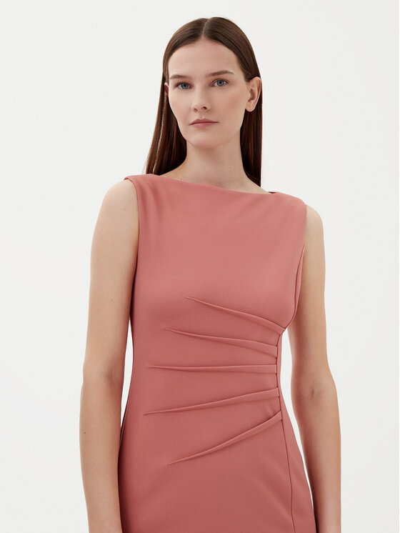 Calvin Klein Calvin Klein Koktejlové šaty K20K208433 Růžová Slim Fit
