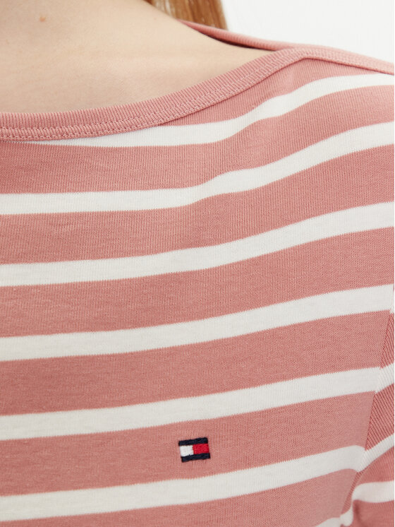 Tommy Hilfiger Tommy Hilfiger Bluză New Cody WW0WW40589 Roz Slim Fit