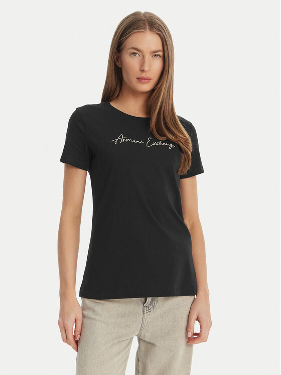 Armani Exchange Armani Exchange T-Shirt XW000839 AF10356 MC021 Czarny Regular Fit