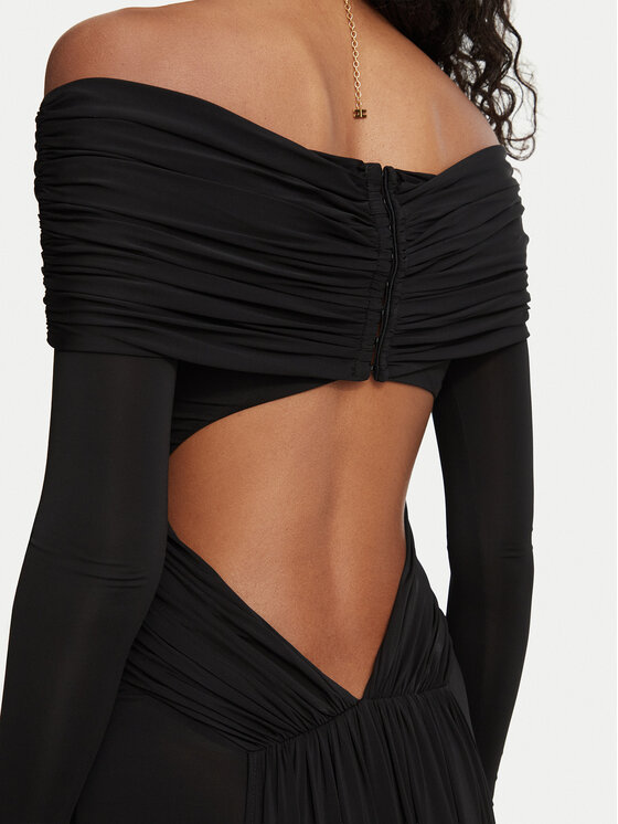 Elisabetta Franchi Elisabetta Franchi Официална рокля AB-R26-67E2 Черен Fitted Fit