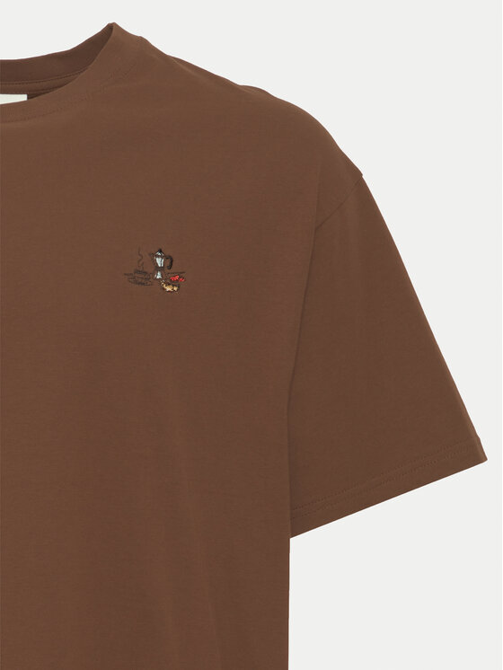 Solid Solid T-shirt Manes 21108333 Nero Regular Fit