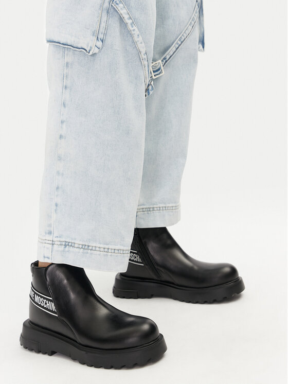 LOVE MOSCHINO LOVE MOSCHINO Botine JA21024G1LIA0000 Negru