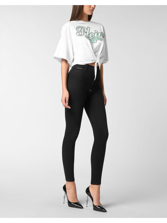 PHILIPP PLEIN PHILIPP PLEIN T-Shirt 24607 Biały Regular Fit