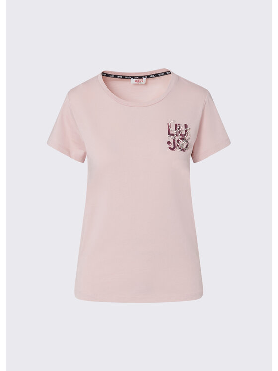 Liu Jo Liu Jo T-shirt TF6239JS923L9250 Rosa Regular Fit