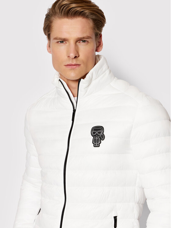 KARL LAGERFELD KARL LAGERFELD Prijelazna jakna Blouson 505400 521590 Bijela Regular Fit