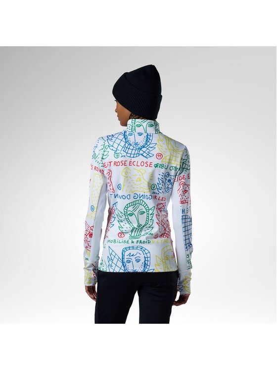 Rossignol Rossignol Polar W Jcc Fleece Jacket Kolorowy Slim Fit