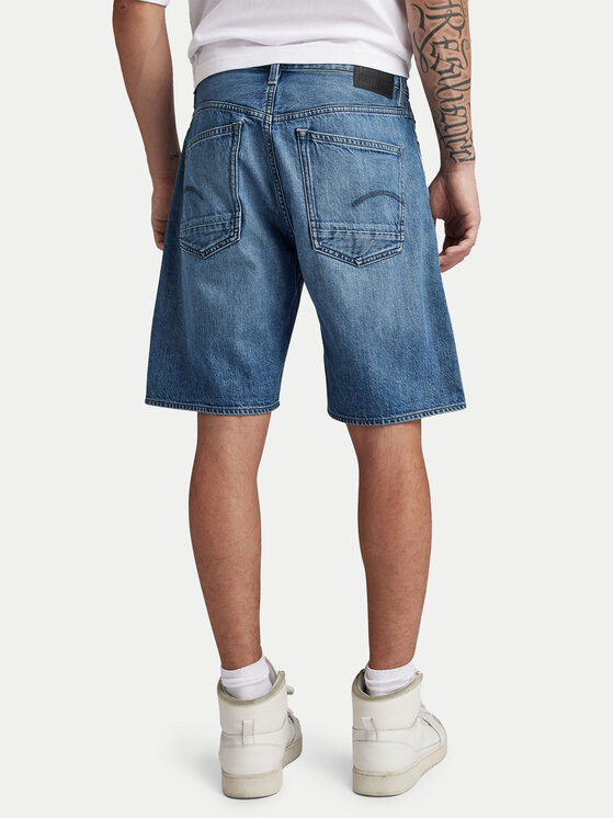 G-Star Raw G-Star Raw Szorty jeansowe Dakota D24411-D536-G326 Niebieski Regular Fit