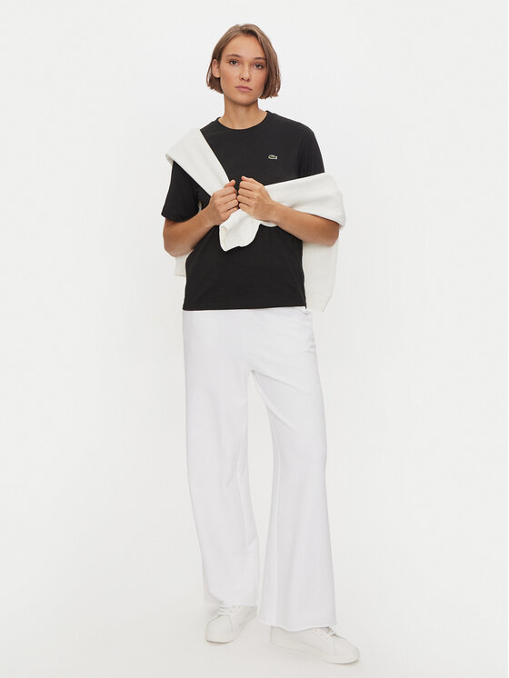 Lacoste Lacoste T-särk TF7215 Must Loose Fit