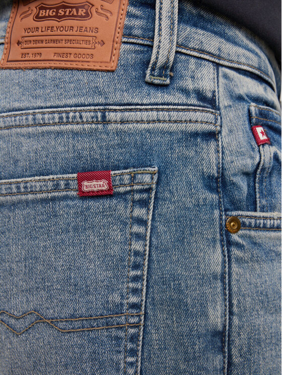 BIG STAR BIG STAR Jeansy ATES_413_190 Niebieski Tapered Leg