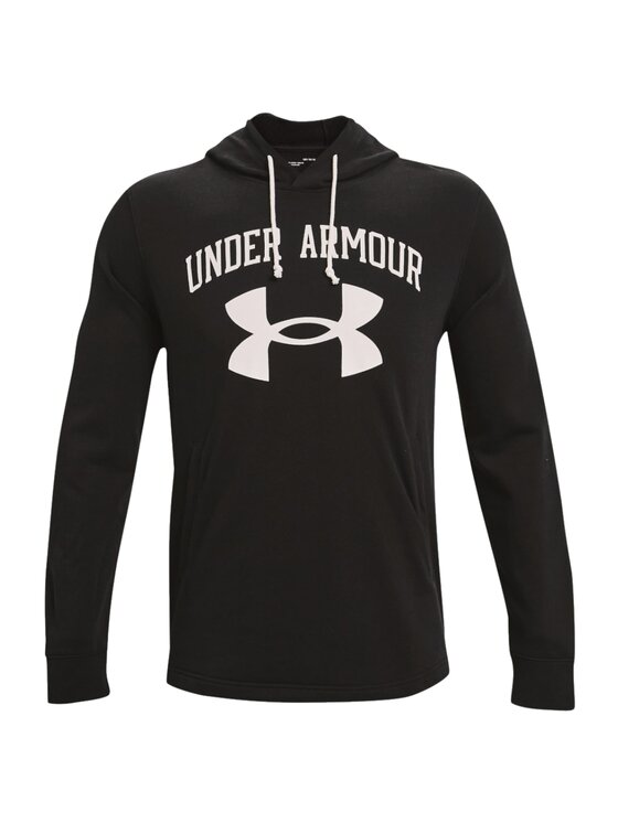 Under Armour Under Armour Bluza Under Armour Rival Terry Big Logo Hoodie Czarny Regular Fit
