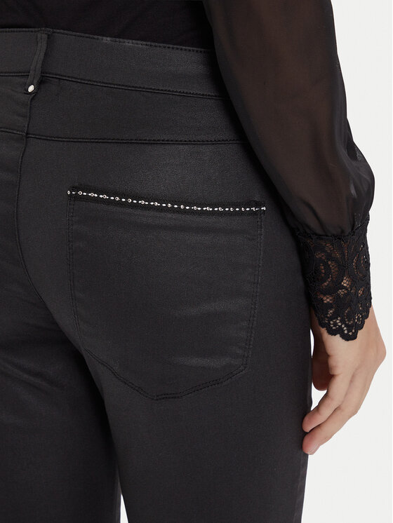Morgan Morgan Jeansy 252-PALAO Czarny Slim Fit