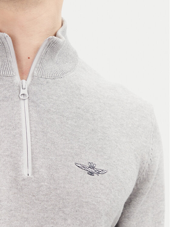 Aeronautica Militare Aeronautica Militare Pulover 251MA1489L506 Gri Regular Fit