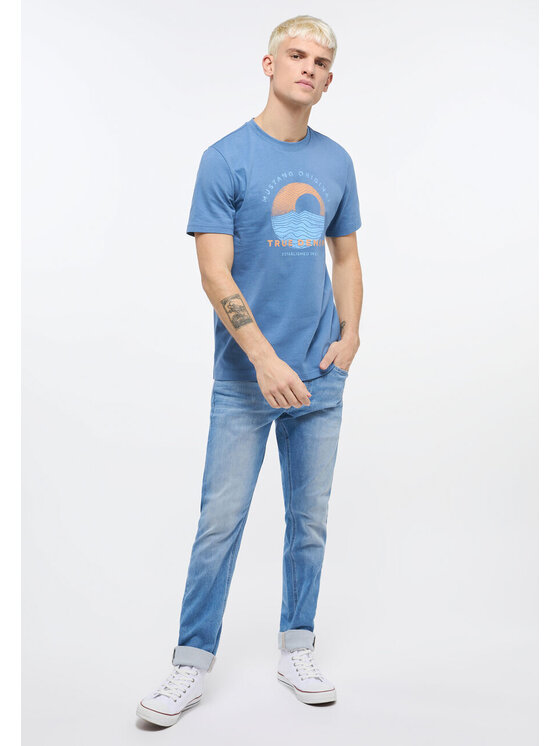 Mustang Mustang Jeansy OREGON TAPERED Niebieski Slim Fit