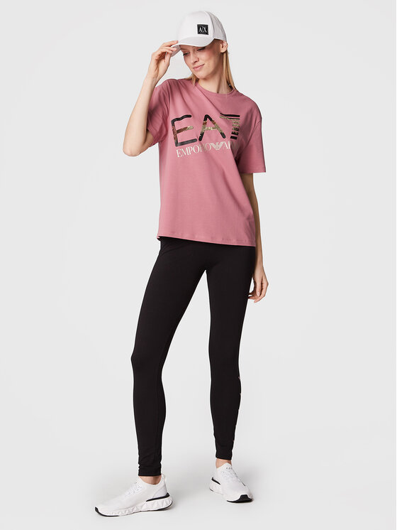 T-shirt 6LTT35 TJFKZ 1438 Rosa Relaxed Fit