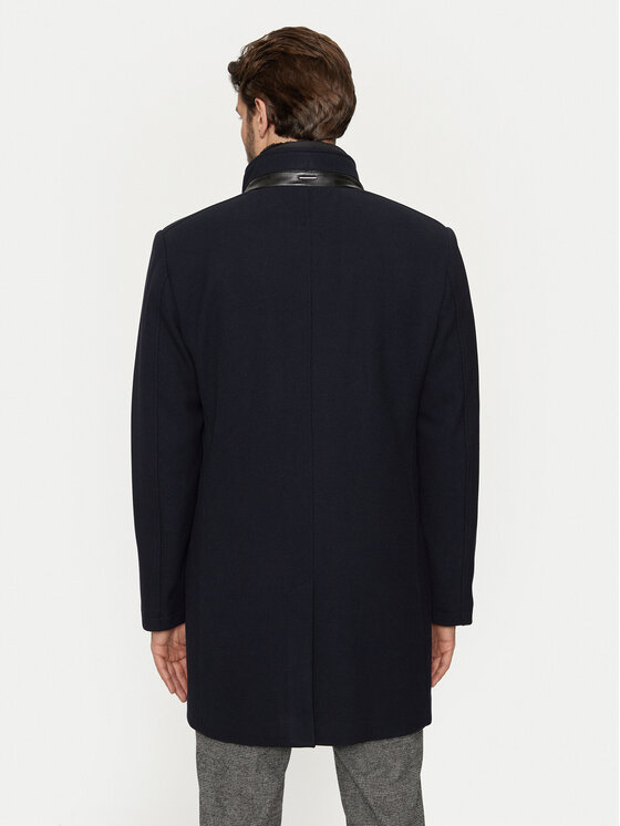 Pierre Cardin Pierre Cardin Cappotto di transizione C4 82600/6101/6315 Blu scuro Regular Fit