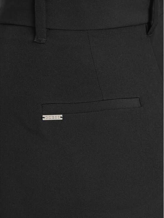 Guess Guess Palazzo kalhoty W5GB02 WH9Y2 Černá Wide Leg