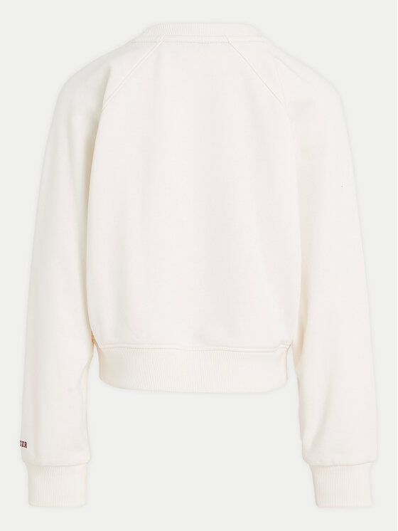 Tommy Hilfiger Tommy Hilfiger Majica dugih rukava Monotype KG0KG08037 Écru Relaxed Fit