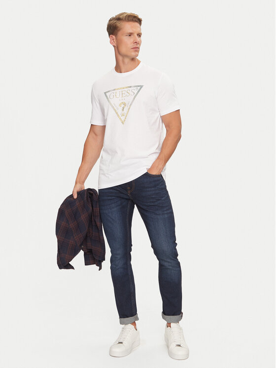 Guess Guess Farmer M4BAN1 D5GN2 Sötétkék Skinny Fit