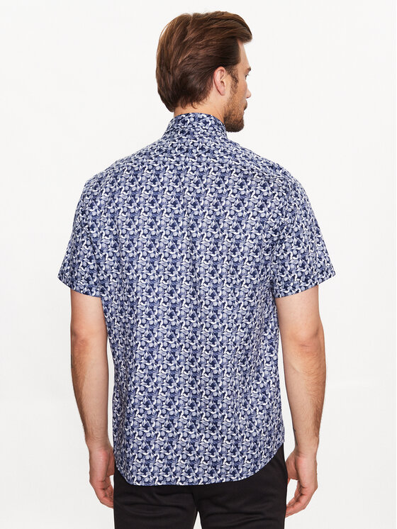 Camicia 9850 38524 Blu Regular Fit