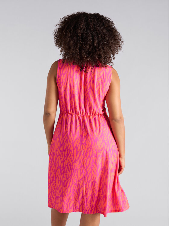 Fiorella Rubino Fiorella Rubino Vestito da giorno 7463L001144N0S9 Rosa Slim Fit