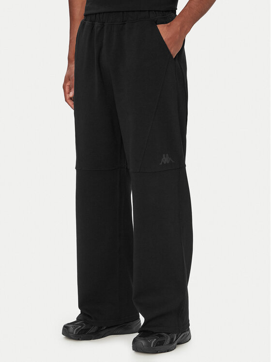 Kappa Pantaloni trening 362364W Negru Regular Fit