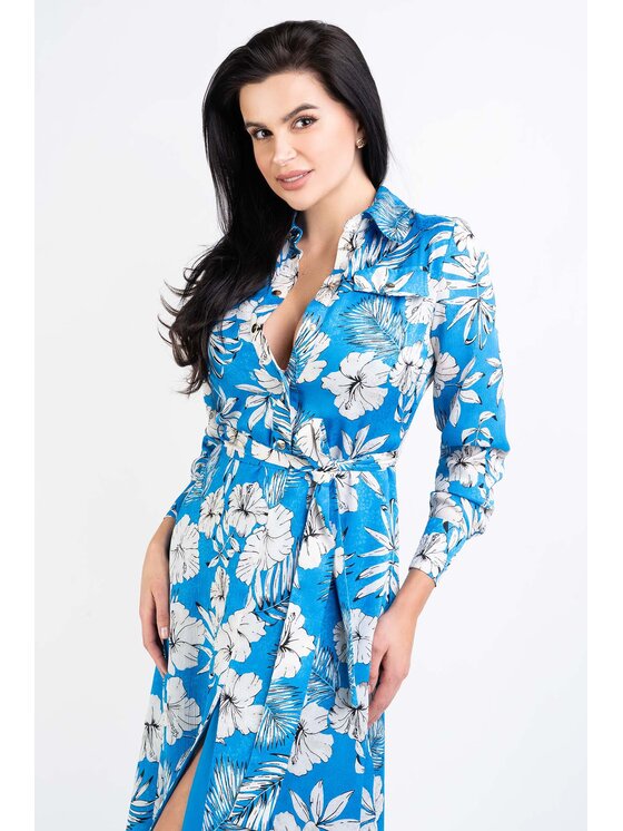 user_fdeca4e3様 Pinko Sukienka codzienna Assente Niebieski Regular Fit