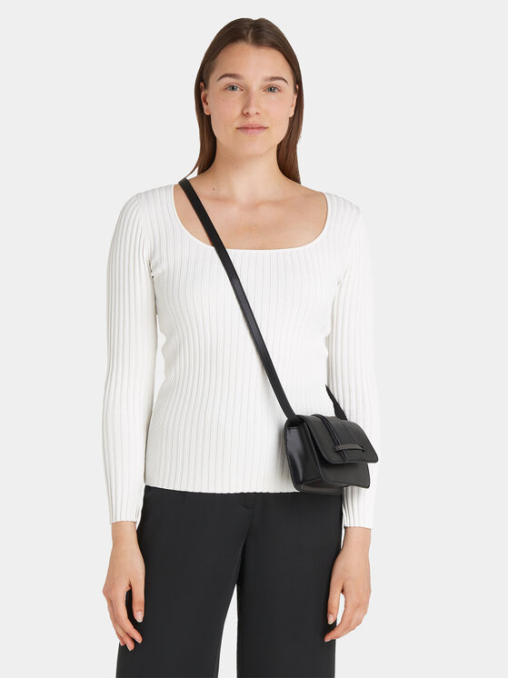 Calvin Klein Calvin Klein Soma Bar Hardware Crossbody K60K611078 Melns