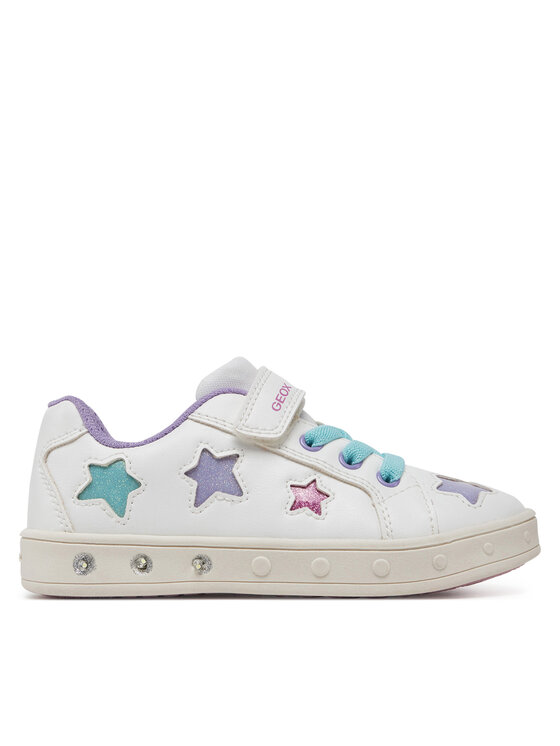 Geox Geox Sneakersy J Skylin J558WB 0BCKC C0653 S Biały