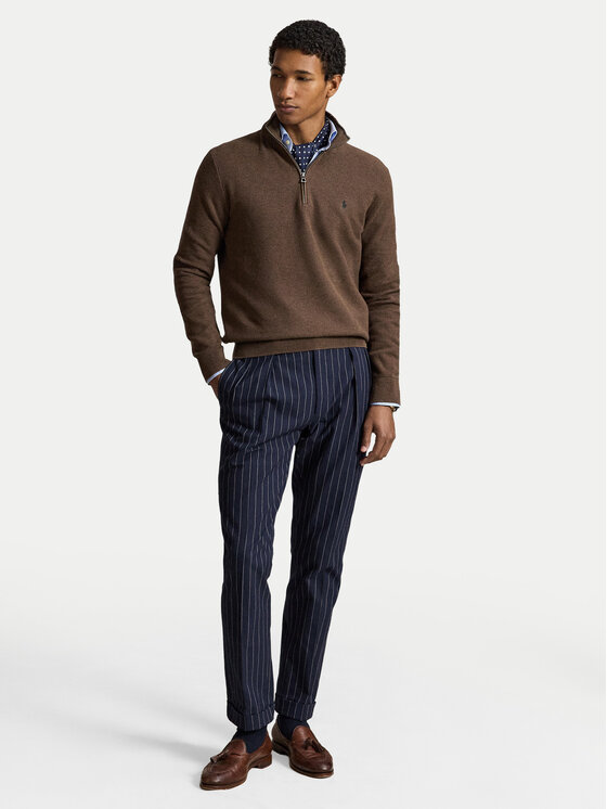 Polo Ralph Lauren Polo Ralph Lauren Пуловер 710B18060002 Тъмнокафяв Regular Fit
