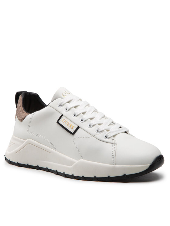 Guess VINCENT - Sneakers basse - white/beige/bianco