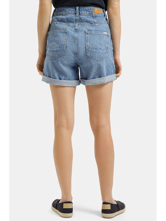 Cross Jeans Cross Jeans Szorty jeansowe F 418-024 Niebieski