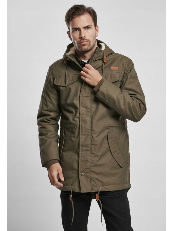 Brandit Brandit Parka 9442.1.L Zielony Regular Fit