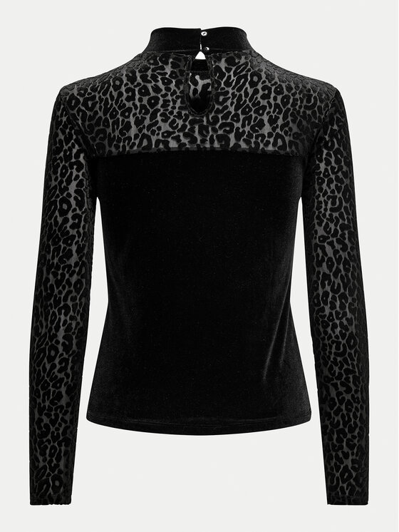 ONLY ONLY Majica Eliana 15339981 Crna Slim Fit