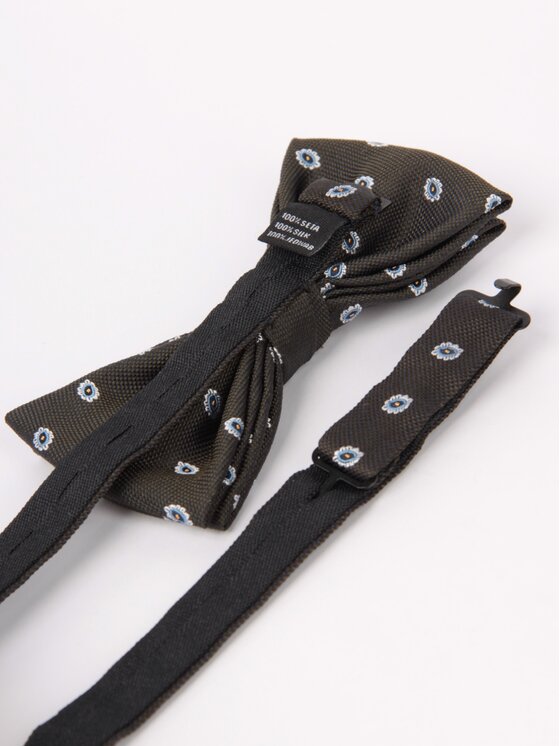 ELSNER ELSNER Παπιγιόν BUTTERFLY Z JEDWABNEGO ŻAKARDU A5242 Πράσινο