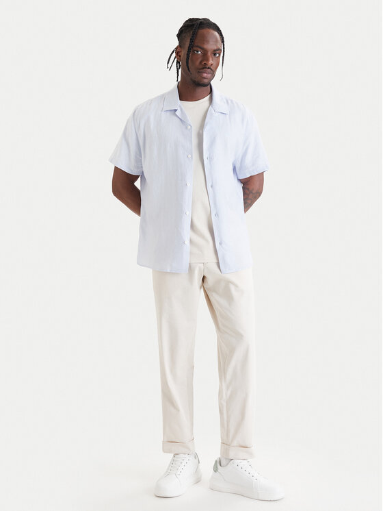 Calvin Klein Calvin Klein Риза LV04LF137G Виолетов Relaxed Fit