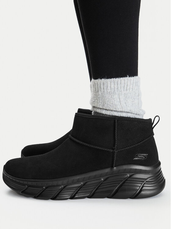 Skechers Skechers Śniegowce Bobs B Flex Hi 117390/BBK Czarny