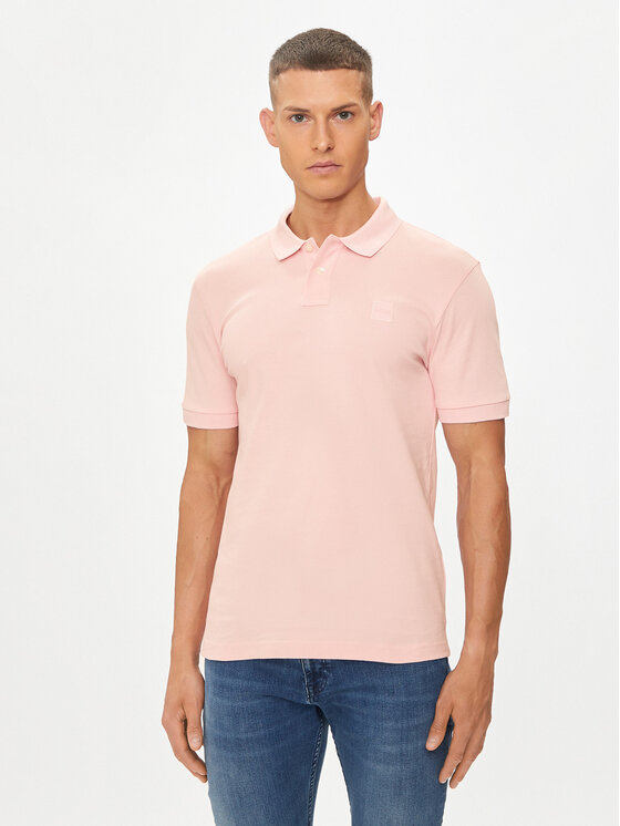 Boss Polo Passenger 50507803 Rozā Slim Fit