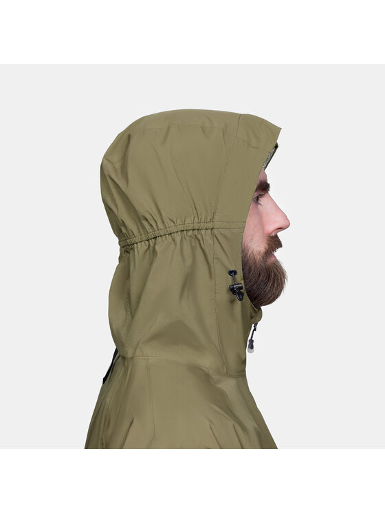 Alpinus Alpinus Kurtka przeciwdeszczowa Girdiman Khaki Regular Fit