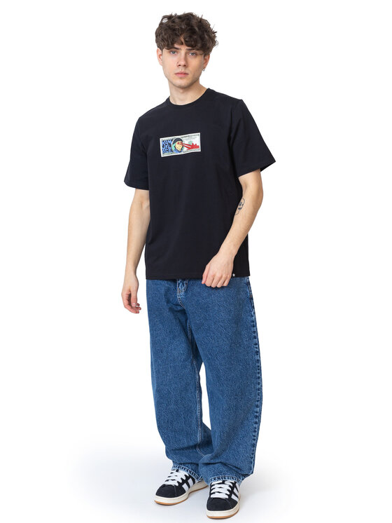 Kamuflage Kamuflage T-Shirt Buckz Czarny Relaxed Fit