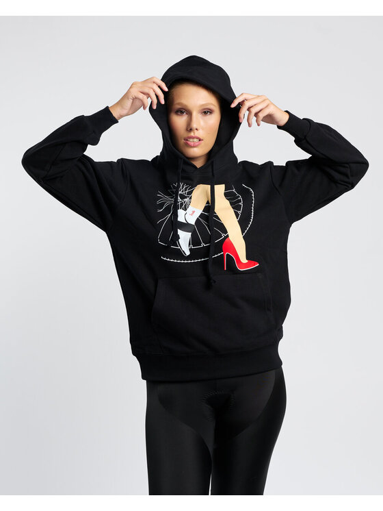 Rivanelle Rivanelle Sweter LADY RULES Czarny Narrow Fit
