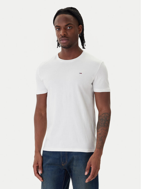 Tommy Jeans Tommy Jeans Marškinėlių komplektas DM0DM21579 Balta Slim Fit