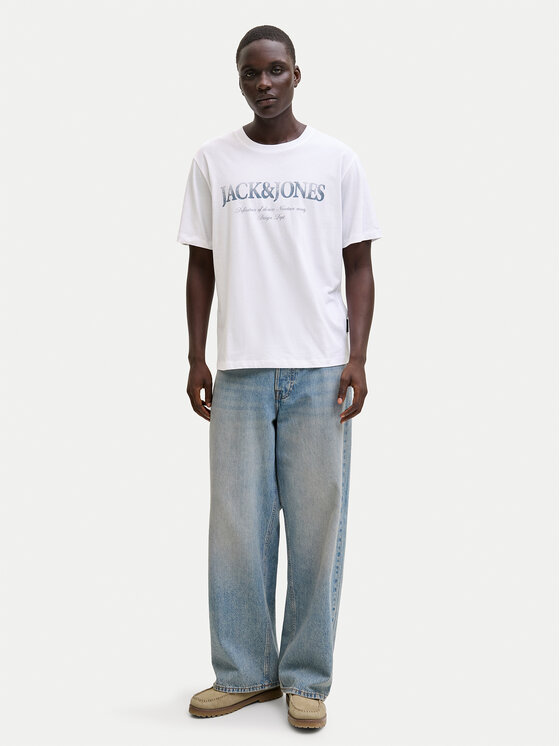 Jack & Jones Jack & Jones Тишърт Evin 12290173 Бял Regular Fit