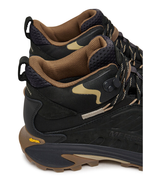 Merrell Merrell Pārgājienu apavi Moab Speed 2 Leather MID Waterproof J037777 Melns