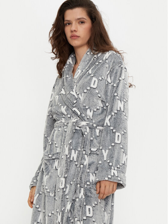 DKNY DKNY Халат YI00027F Сив