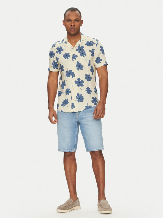Blend Blend Särk 20717690 Beež Regular Fit