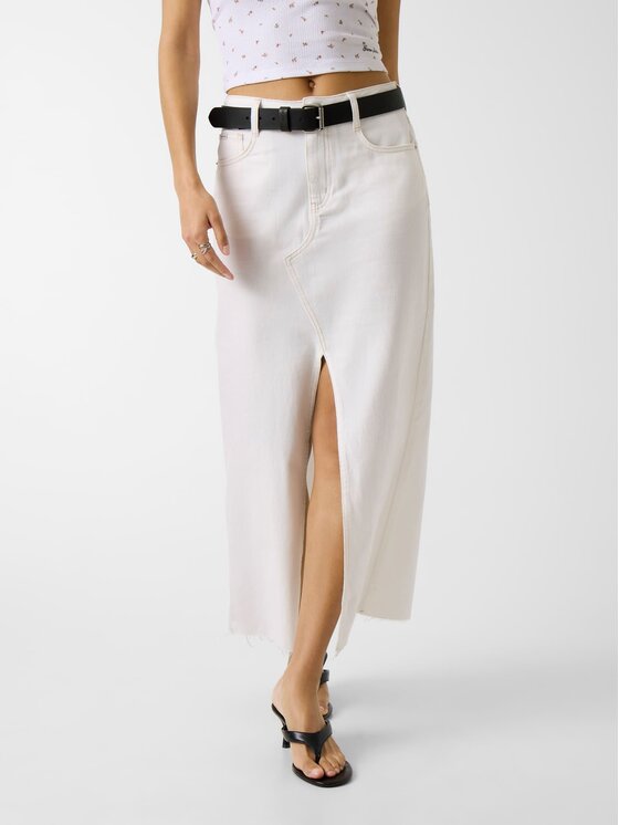 Guess Jeans Guess Jeans Minigonna 181458 Bianco Classic Fit