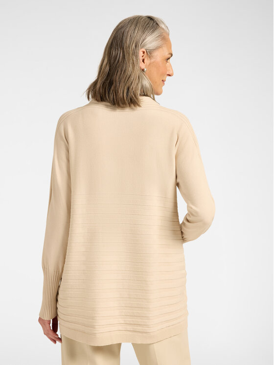 Elena Mirò Elena Mirò Sweter M102Z000867N002 Kremowy Regular Fit